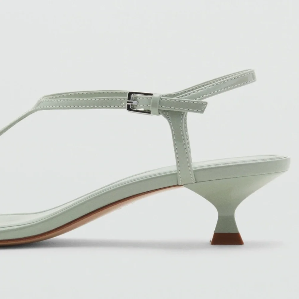 Mango T Strap Kitten Heels - Picture 4 of 4